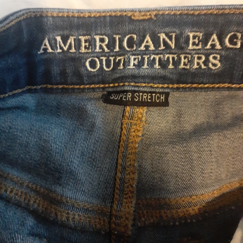American Eagle Super Hi rise Shortie Super Sz 4 - Picture 6 of 11